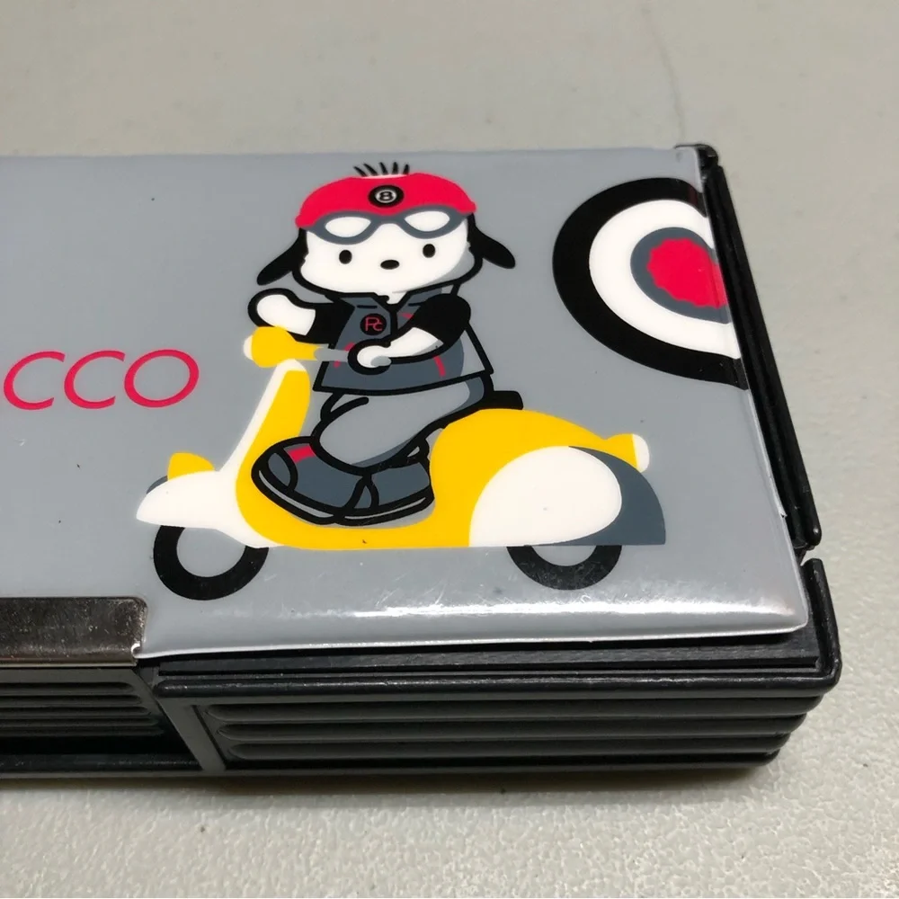 RARE Vintage Pochacco Scooter Sanrio Folding Padded Puffy Pencil Case 1989 2002